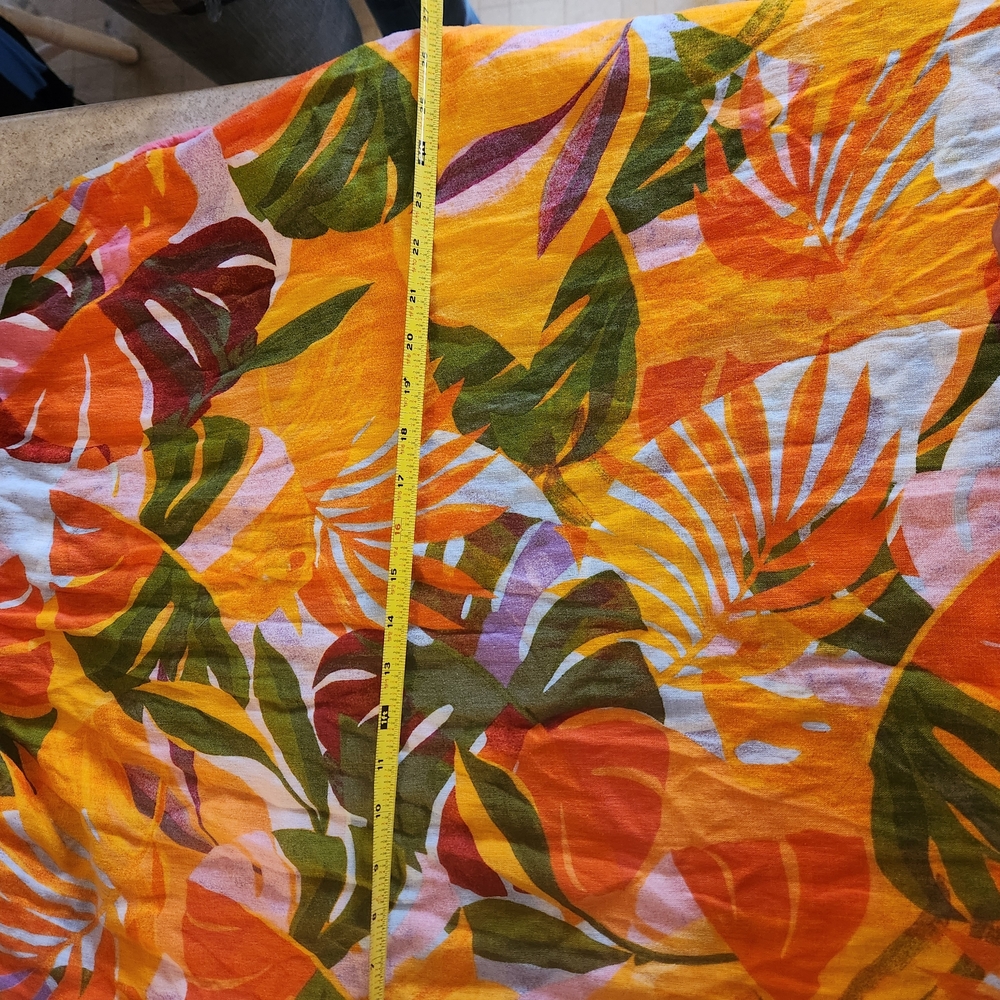 NWT California Tropical Leaf Print Midi Dress By C&C California Medium - Picture 7 of 9